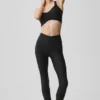 High-Waist Airlift 7/8 Horizon Tight – svart