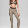 High-Waist Airlift 7/8 Line up Tights – Gravel