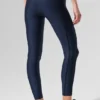 High-Waist Airlift 7/8 Line up Tights – Navy