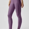 High-Waist Airlift 7/8 Line up Tights – Plum Kiss