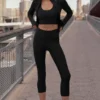 High-Waist Airlift-capri-bukser | Yoga-capri-bukser