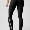 High-Waist Airlift Charger 7/8-tights – svart/hvit