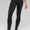 High-Waist Airlift Elongated Legging – svart