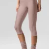High-Waist Airlift Just Right Capri – Taupe