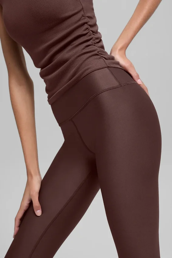 High-Waist Airlift Legging – Brownstone