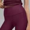 High-Waist Airlift Legging – burgunder