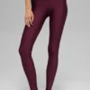 High-Waist Airlift Legging – burgunder