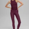 High-Waist Airlift Legging – burgunder