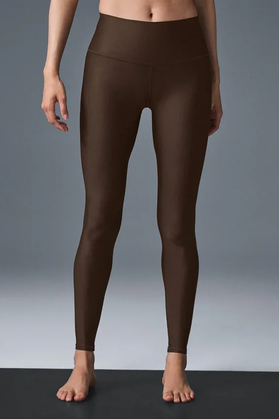 High-Waist Airlift Legging – Espresso