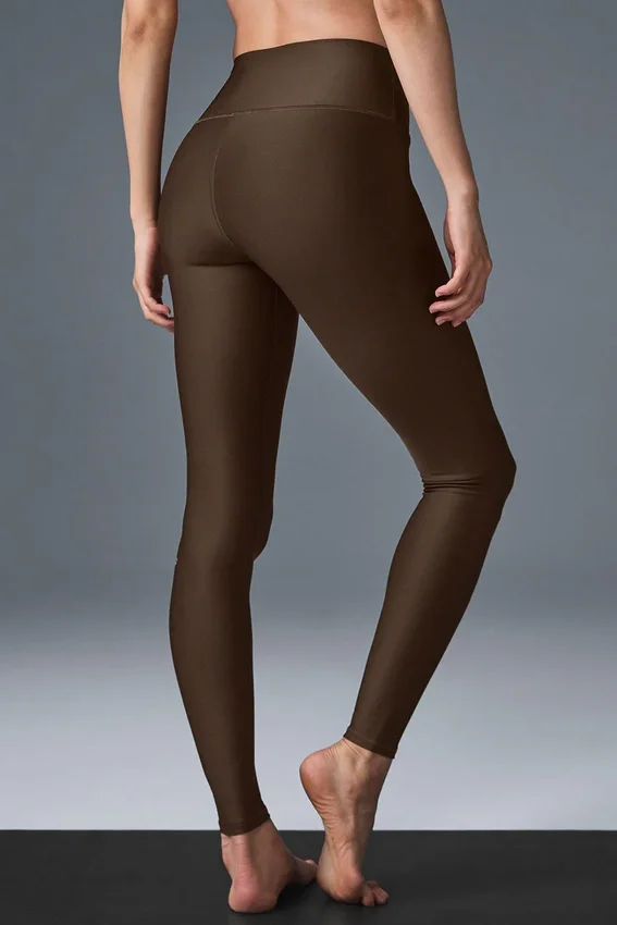 High-Waist Airlift Legging – Espresso