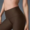 High-Waist Airlift Legging – Espresso
