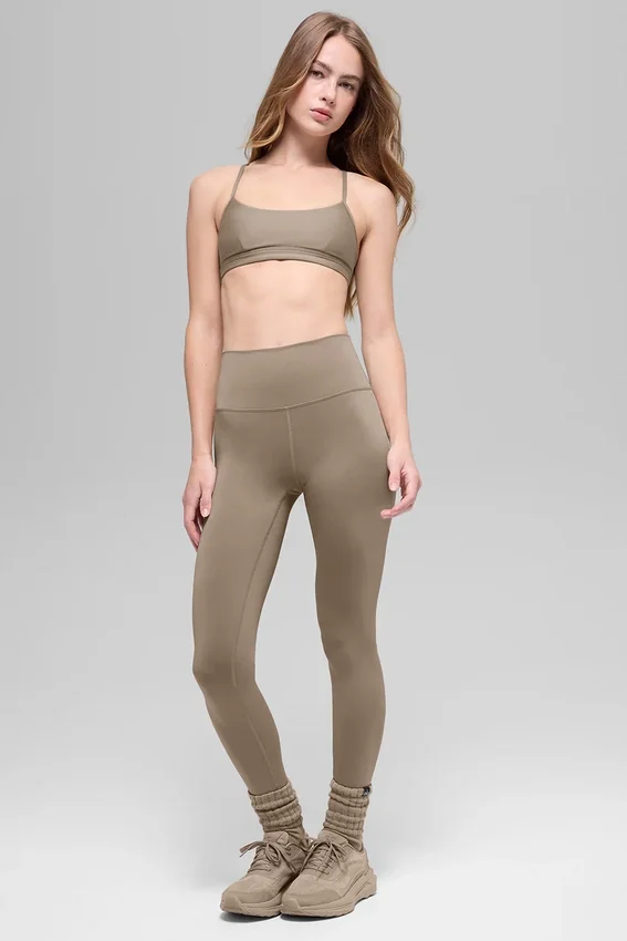 High-Waist Airlift Legging – Gravel