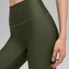 High-Waist Airlift Legging – Green Olive