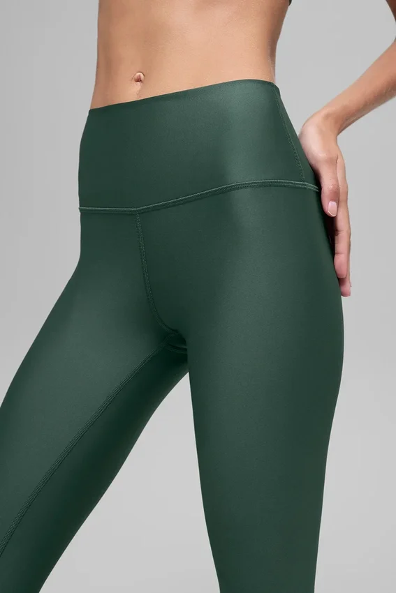High-Waist Airlift Legging – kløvergrønn