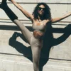 High-Waist Airlift Legging – Light Cocoa