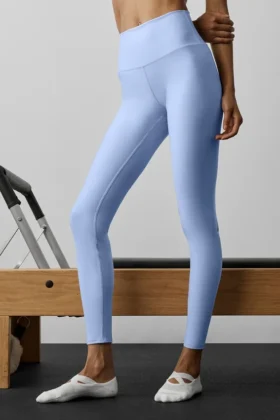 High-Waist Airlift Legging – Light Provence Blue
