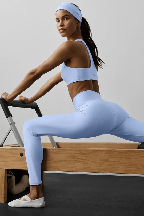 High-Waist Airlift Legging – Light Provence Blue