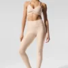 High-Waist Airlift Legging – Macadamia