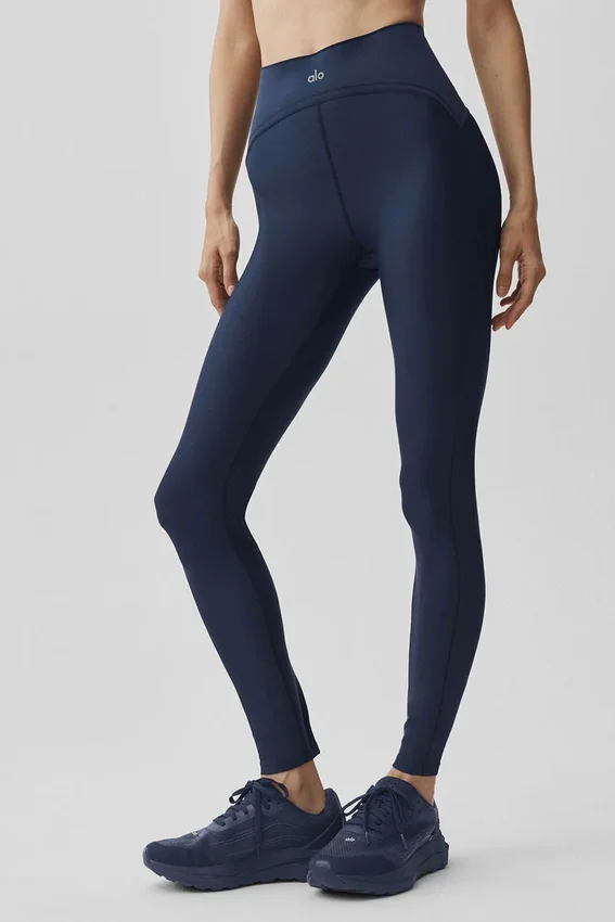 High-Waist Airlift Legging – Navy