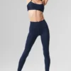 High-Waist Airlift Legging – Navy