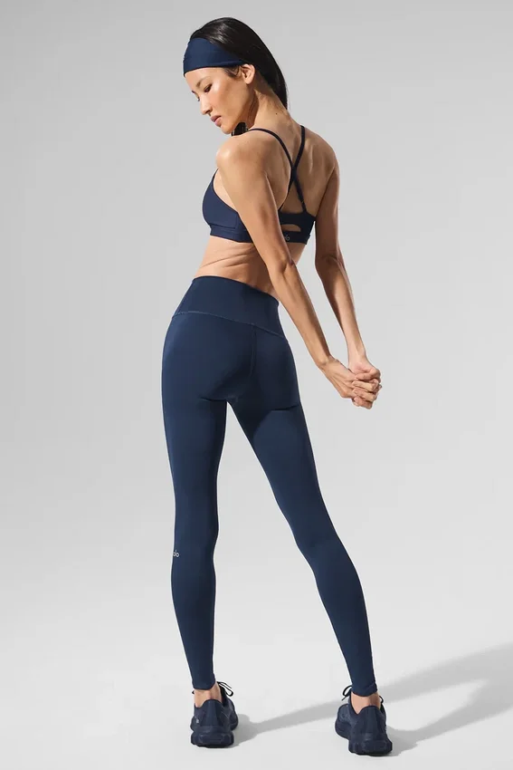 High-Waist Airlift Legging – Navy