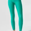 High-Waist Airlift Legging – Spruce Green