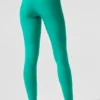 High-Waist Airlift Legging – Spruce Green