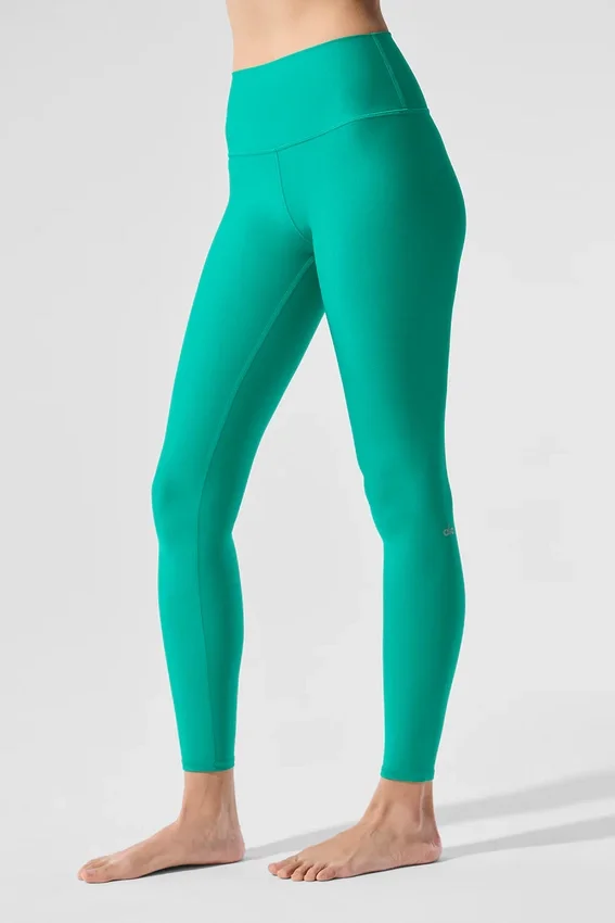 High-Waist Airlift Legging – Spruce Green
