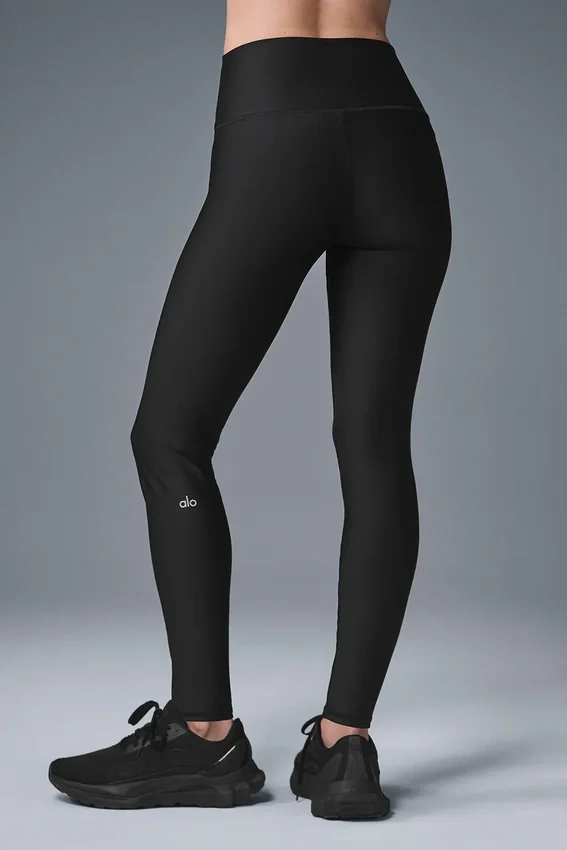High-Waist Airlift Legging – svart