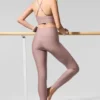 High-Waist Airlift Legging – taupe