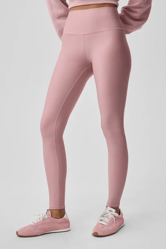 High-Waist Airlift Legging – Vintage Pink