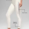 High-Waist Airlift Mesh Infatuation Tights – Ivory