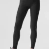 High-Waist Airlift Sleek Legging – svart