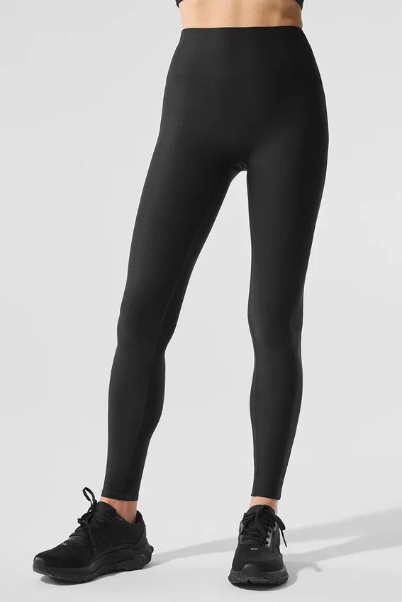High-Waist Airlift Sleek Legging – svart
