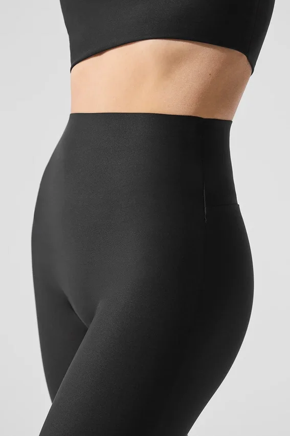 High-Waist Airlift Sleek Legging – svart