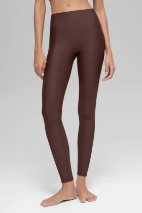 High-Waist Airlift Sleek Tight – Brownstone