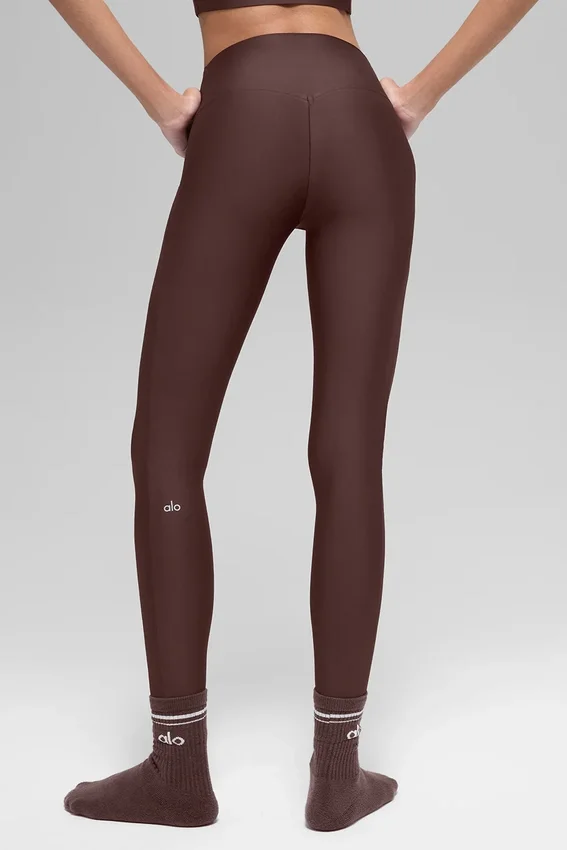 High-Waist Airlift Sleek Tight – Brownstone