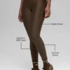 High-Waist Airlift Suit Up Tights – Espresso
