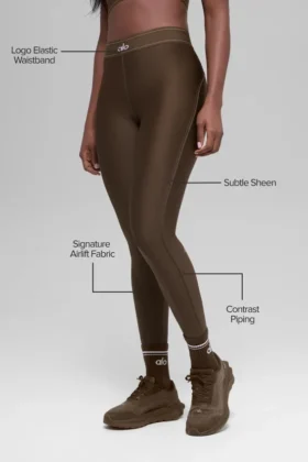 High-Waist Airlift Suit Up Tights – Espresso