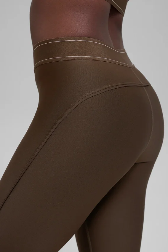 High-Waist Airlift Suit Up Tights – Espresso
