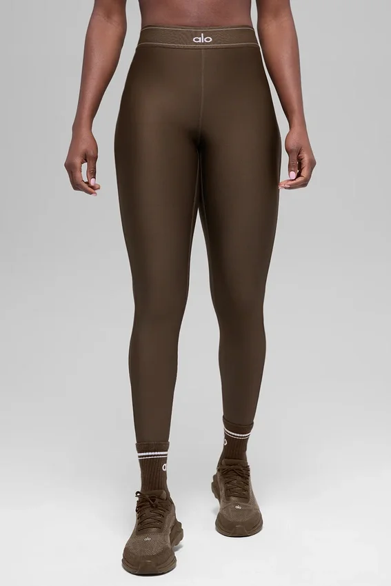 High-Waist Airlift Suit Up Tights – Espresso