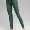 High-Waist Airlift Suit Up Tights – kløvergrønn/hvit