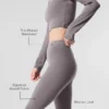High-Waist Alosoft-capri med ikonisk 90-tallsstil – Cool Grey Wash