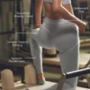 High-Waist Alosoft Tights – Athletic Heather Grey/White