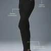 High-Waist Alosoft Tights – svart