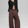 High-Waist Dreamscape-bukse (lang) – Brownstone