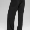 High-Waist Joggebukser – svart