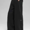 High-Waist Joggebukser – svart
