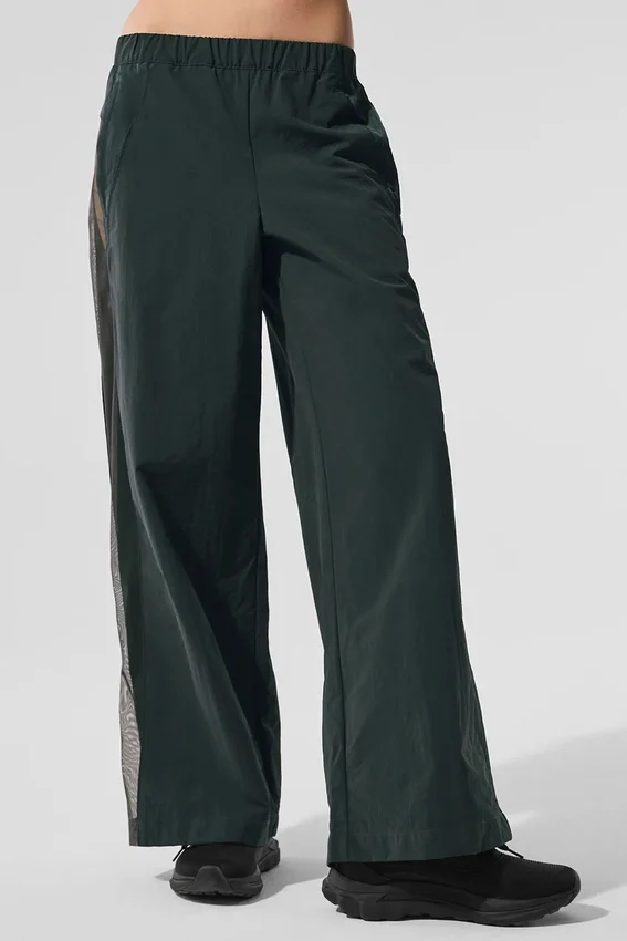 High-Waist Origin Track Pant – kullgrønn