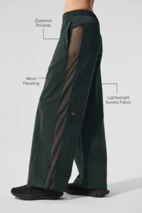 High-Waist Origin Track Pant – kullgrønn